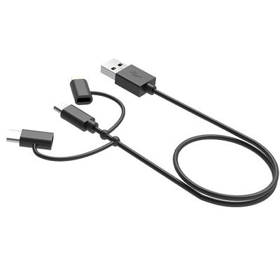 ROHS 3ft 10cm 3 In 1 USB Charging Cable
